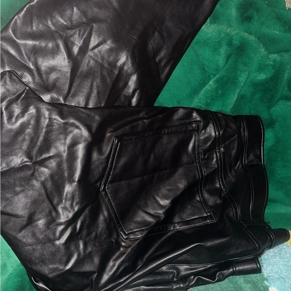 NWT Abercrombie faux leather pants